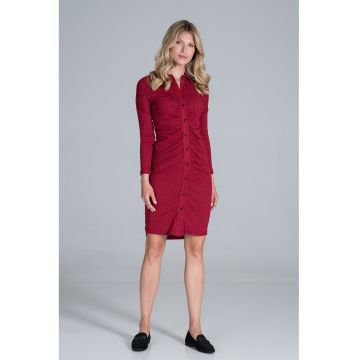 Rochie  M824 - cu detalii elegante - viscoza