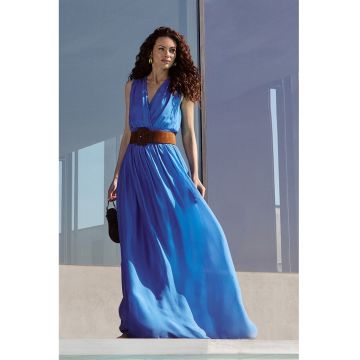 Rochie maxi cu talie elastica
