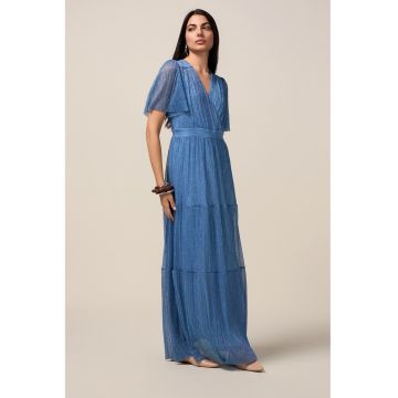 Rochie maxi din lurex