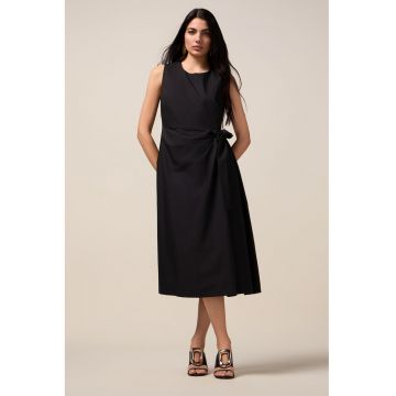 Rochie midi cu decolteu rotund
