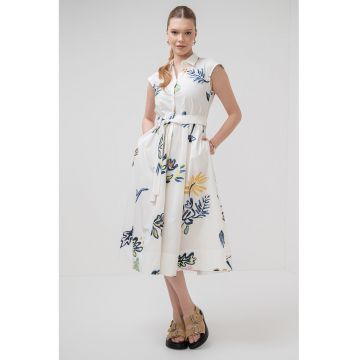 Rochie midi evazata Pier