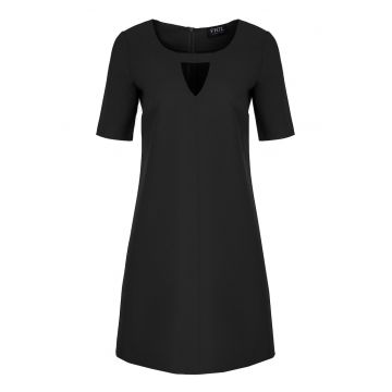 Rochie mini  neagra - eleganta - poliester