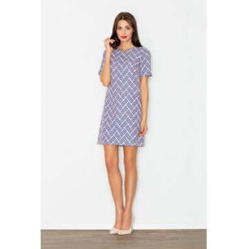 Rochie  model M519 - geometric - pentru zi cu zi - poliester