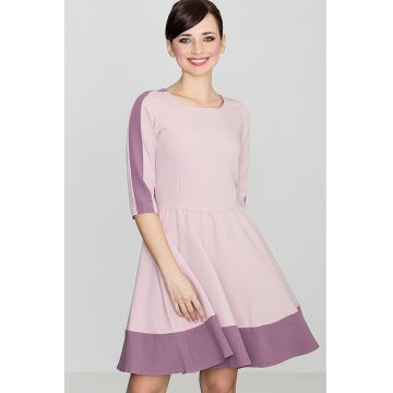 Rochie  poliester - roz