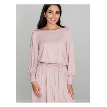 Rochie  roz - casual - viscoza -