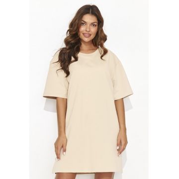 Rochie tip tricou cu decupaj in spate