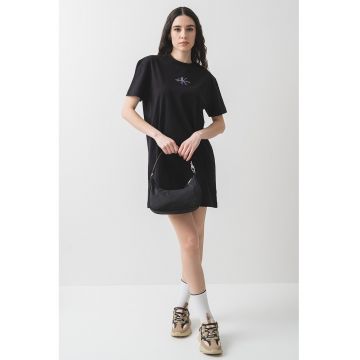 Rochie-tricou din amestec de bumbac