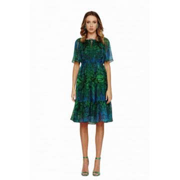 Rochie 5288 voal imprimat Mizar
