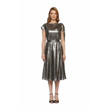 Rochie 5296 argintie Mizar