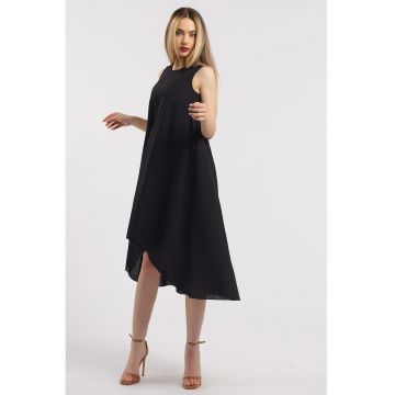 Rochie asimetrica din in