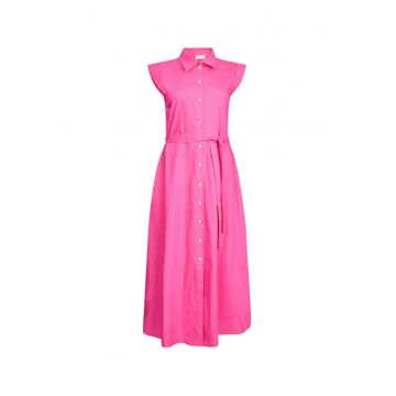 Rochie-camasa cu detalii cu snur de ajustare
