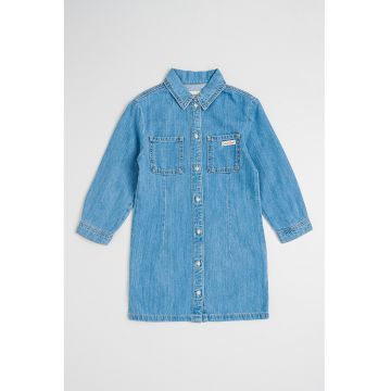 Rochie-camasa din denim