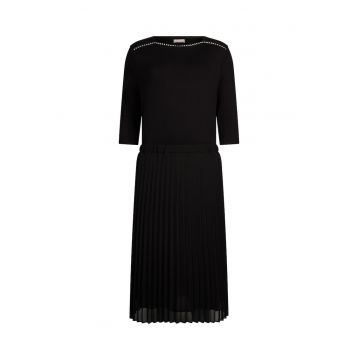 Rochie cu aspect 2in1 si strasuri
