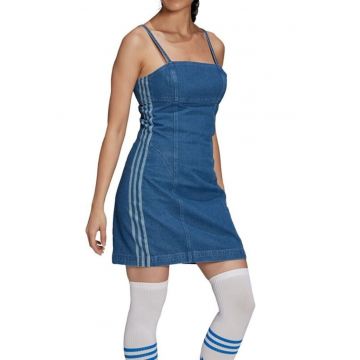 Rochie de dama  bumbac - albastru -