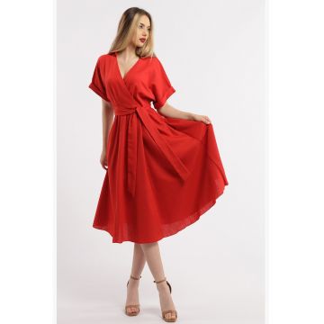 Rochie evazata din in