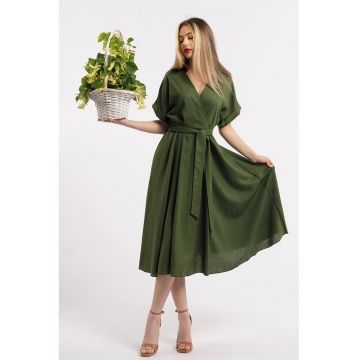 Rochie evazata din in