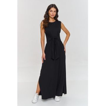 Rochie fara maneci cu crapaturi laterale