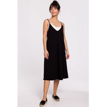 Rochie in straturi cu bretele -