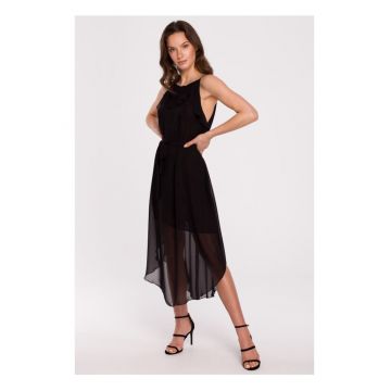 Rochie legata in jurul gatului - negru