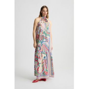 Rochie lejera cu decolteu halter