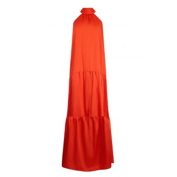 Rochie lejera cu decolteu halter
