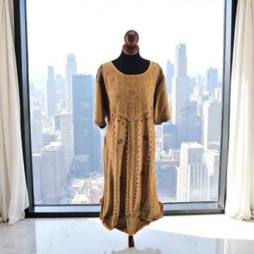 Rochie Lunga Brodata Miuta 103