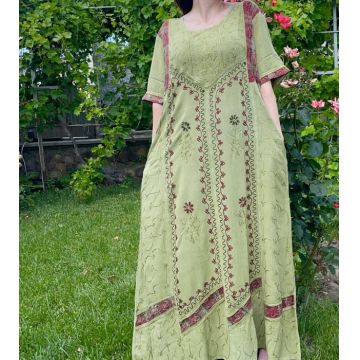 Rochie Lunga Brodata Miuta 106