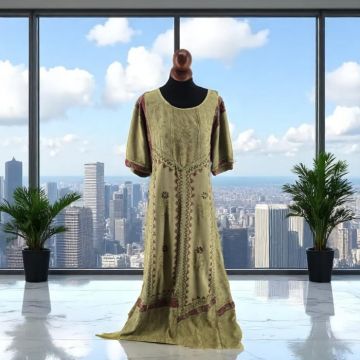Rochie Lunga Brodata Miuta 106