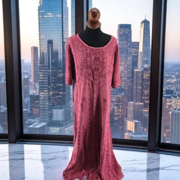Rochie Lunga Brodata Miuta 99