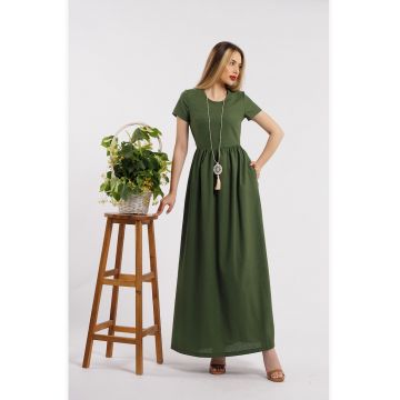 Rochie maxi din in