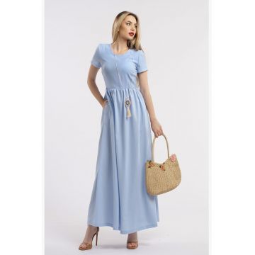 Rochie maxi din in