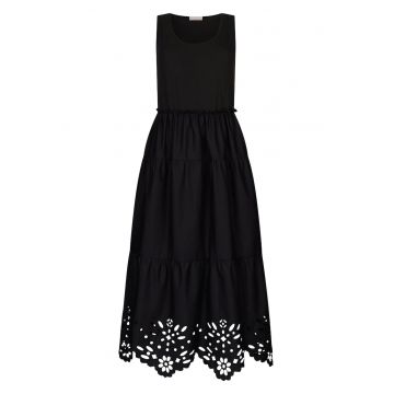 Rochie midi cu croiala in A