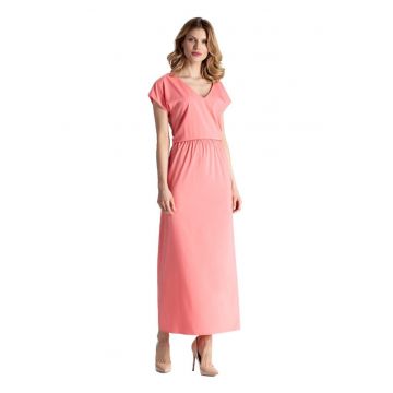 Rochie midi dama Kadydwyr M668 coral