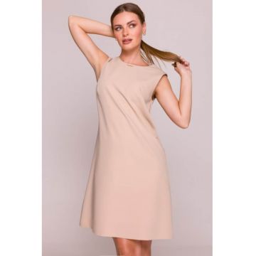 Rochie midi simpla fara maneci -