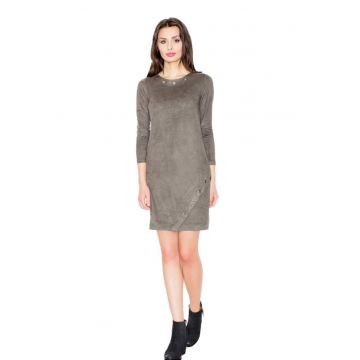 Rochie mini dama Brendrie M455 olive