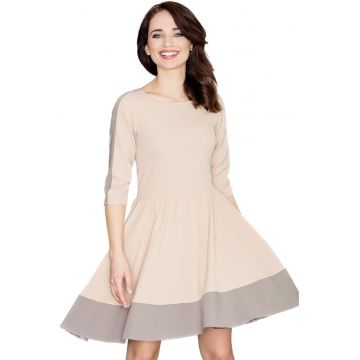 Rochie mini dama Kadyvance K057 bej