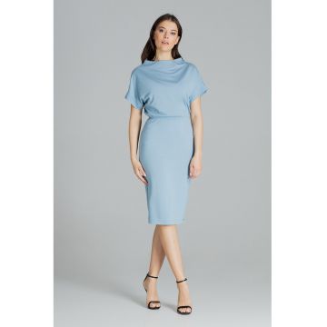 Rochie  model L087 - albastru - viscoza