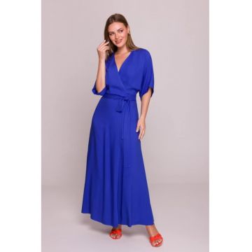 Rochie petrecuta maxi cu curea in talie -