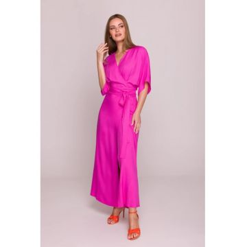 Rochie petrecuta maxi cu curea in talie -