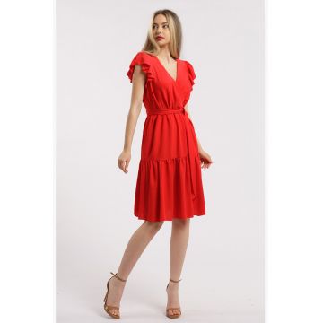 Rochie scurta cu decolteu in V