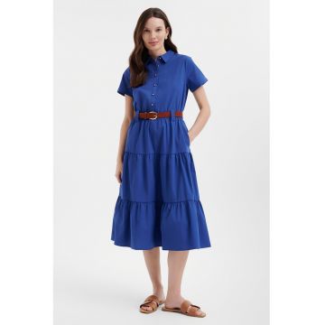 Rochie stratificata cu maneci scurte