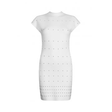 Rochie tricotata cu tinte