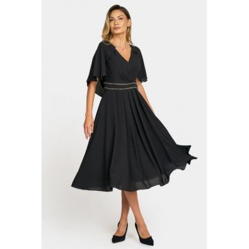 Rochie 023 voal neagra Viada