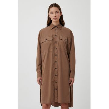 Rochie-camasa lejera cu slituri laterale