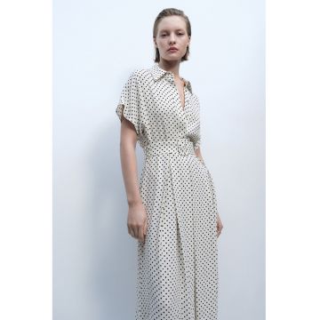Rochie-camasa midi cu o curea