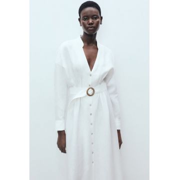 Rochie-camasa midi de in