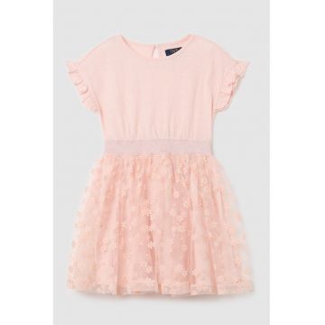 Rochie cu dantela cu model floral