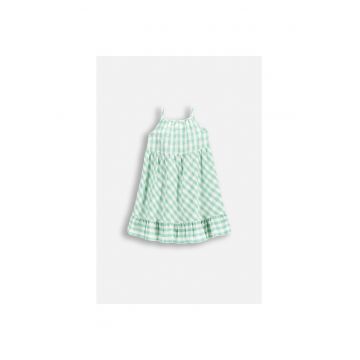 Rochie cu imprimeu gingham -