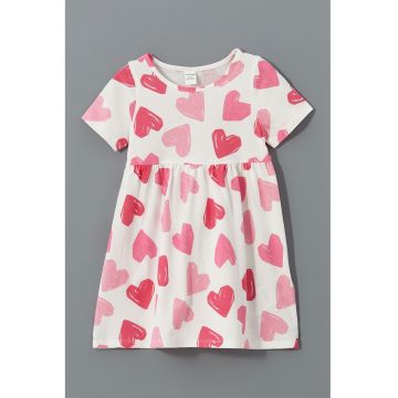 Rochie cu imprimeu inimi