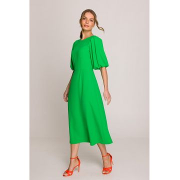 Rochie cu maneci bufante -